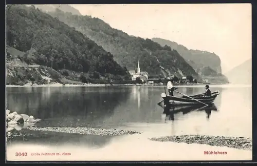 AK Mühlehorn, Ruderboot auf dem See