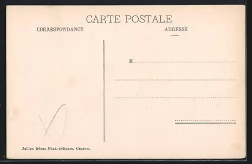 AK Geneve, quai du Mont-Blanc