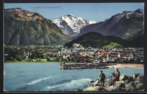 AK Interlaken, Gesamtansicht des Ortes