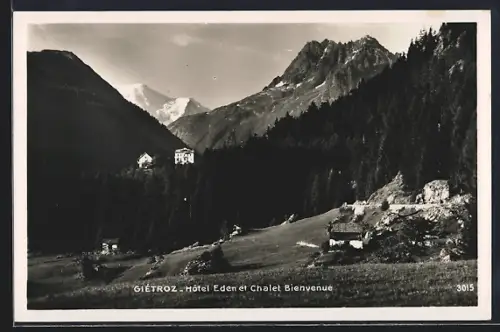 AK Giétroz, Hôtel Eden et Chalet Bienvenue