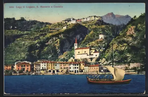 AK San Mamette /Lago di Lugano, Castello