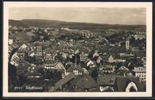 AK Schaffhausen, Blick über die Dächer der Stadt