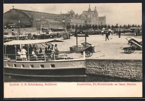 AK Amsterdam, Pr.-Hendrikkado en Centr. Station