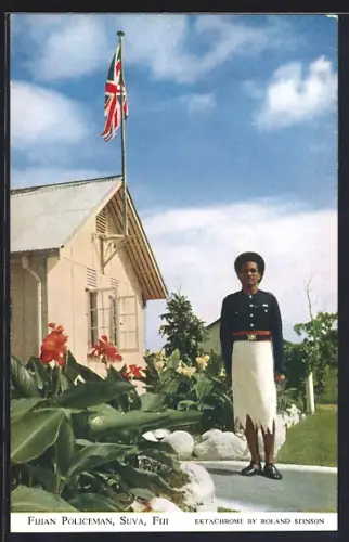 AK Suva /Fiji, Fijian Policeman, Polizist
