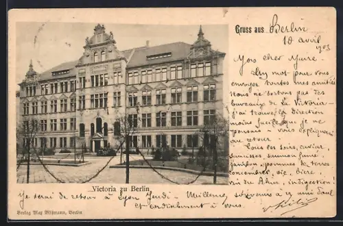 AK Berlin-Kreuzberg, Gebäude der Victoria-Versicherung, Lindenstrasse 20 - 21