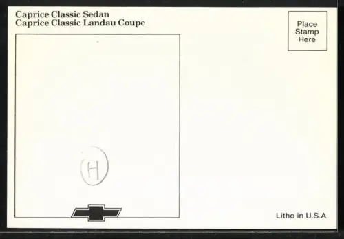 AK Auto, Caprice Classic Sedan, Caprice Classic Landau Coupe