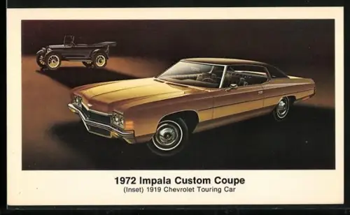 AK Chevrolet Impala Costom Coupe 1972, Chevrolet Touring Car 1919, Auto