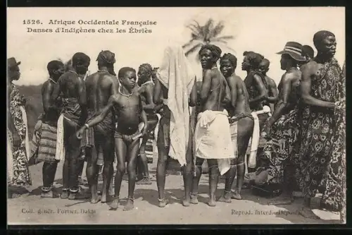 AK Senegal, Danses d`Indigènes chez les Ébriès