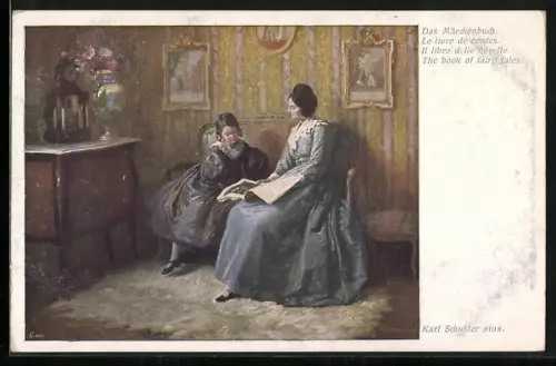 Künstler-AK Karl Maria Schuster: Das Märchenbuch