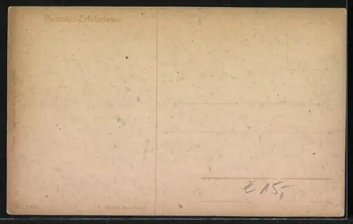 Künstler-AK A. Thiele: Hunde schnuppern an einer Kiste