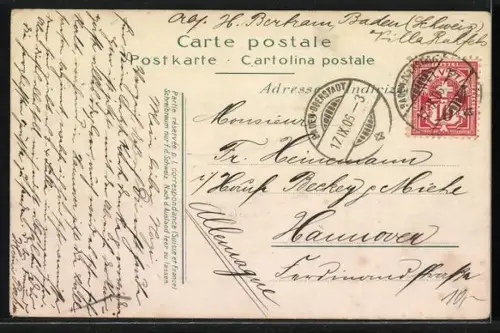 AK Luzern, Bahnhof u. Pilatus