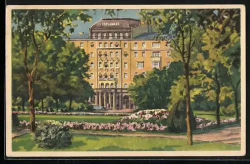 AK Prag / Praha, Hotel Esplanade