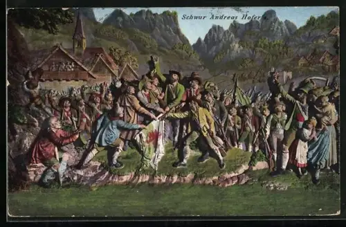 AK Andreas Hofer leistet seinen Schwur