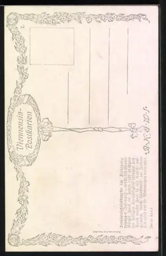 Künstler-AK R. Preuss: Wien, Judengasse, Dreifaltigkeitskapelle im Dreifaltigkeitshofe