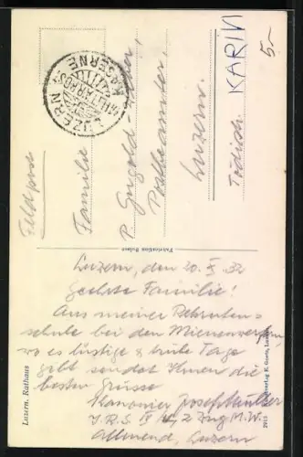 AK Luzern, Partie am Rathaus