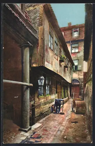 AK Alt-Berlin, Haus in der Fischerstrasse 5