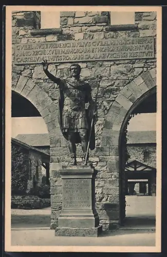 AK Saalburg, Kastell, Antonius Pius-Denkmal