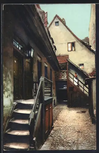 AK Alt-Berlin, Blütchenhaus in der Fischerstrasse 28