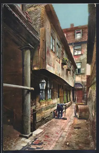 AK Alt-Berlin, Haus in der Fischerstrasse 5