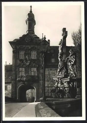 Foto-AK Deutscher Kunstverlag, Nr. 54: Bamberg, Das neue Rathaus