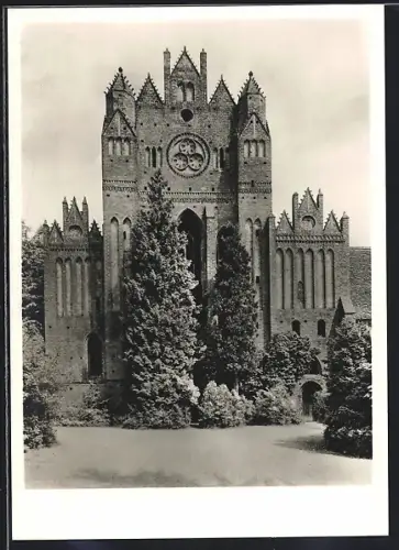 AK Chorin, Ehemal. Zisterzienserkloster, Westfront der Kirche