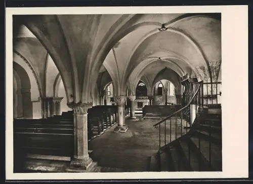 Foto-AK Deutscher Kunstverlag, Nr. Bd 7: Brandenburg / Havel, Krypta im Dom, Innenansicht