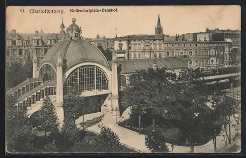 AK Berlin-Schöneberg, Nollendorfplatz-Bahnhof der U-Bahn