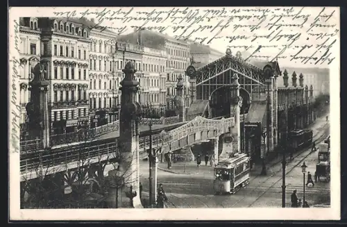 AK Berlin-Schöneberg, Hochbahnhof Bülowstrasse