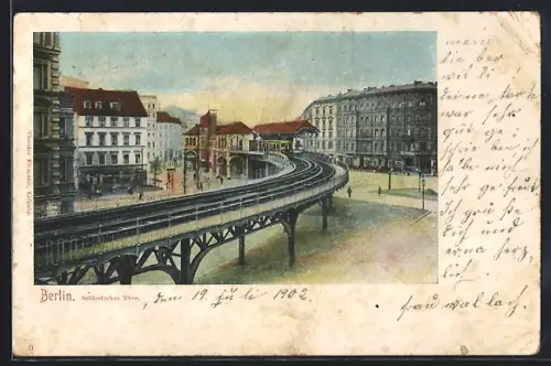 AK Berlin-Kreuzberg, U-Bahn Schlesisches Tor