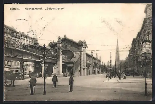 AK Berlin-Schöneberg, U-Bahn-Station Bülowstrasse