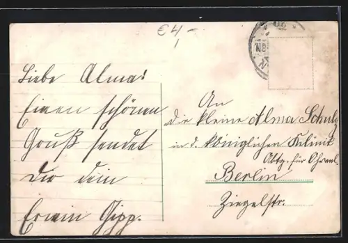 AK Berlin-Kreuzberg, Partie am Schlesischen Tor, Hochbahn, Strassenbahn