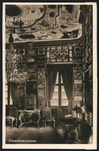 AK Rastatt, Schloss Favorite, Florentinerzimmer