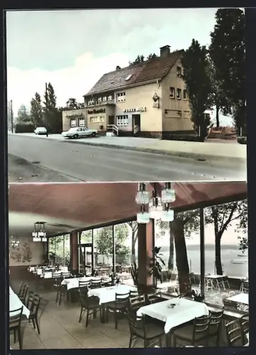 AK Monheim / Rhein, Hotel Haus Rheinblick, Inh.: Peter Ott