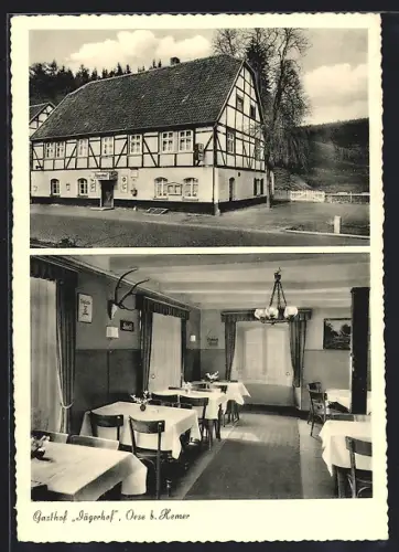 AK Oese i. W., Gasthaus Jägerhof