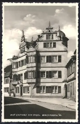 AK Bergzabern i. Pfz., Gasthaus zum Engel, Ansicht von der Strasse