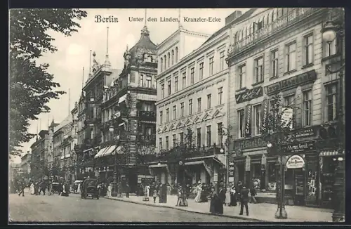 AK Berlin, Unter den Linden, Kranzler-Ecke