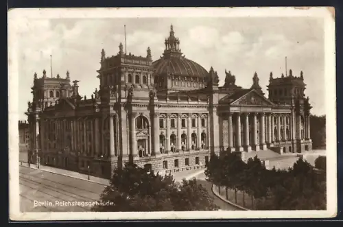 AK Berlin-Tiergarten, Reichstagsgebäude
