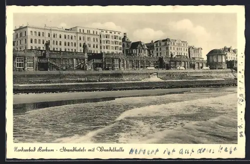 AK Borkum, Strandhotels, Wandelhalle