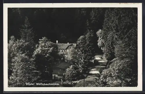 AK Braunlage /Harz, Hotel Wolfsbachmühle