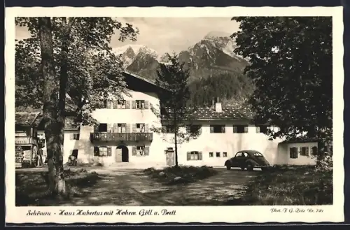 AK Berchtesgaden-Schönau, Haus Hubertus, Eisenbahner-Erholungsheim