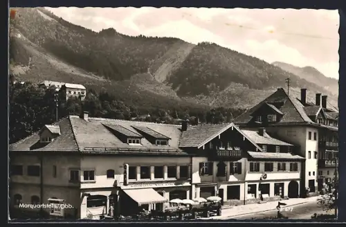 AK Marquartstein /Obb., Ortsansicht, Berge