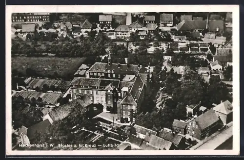 AK Freckenhorst i. W., Kloster zum Hl. Kreuz, Luftbild
