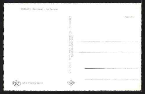 AK Korbach /Waldeck, Im Tempel, Fachwerkhäuser, Strassenansicht