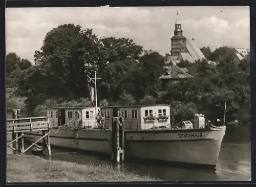 AK Verden /Aller, Schiff Störtebeker, Kirche