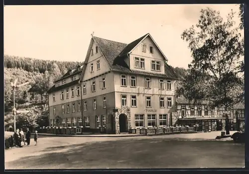 AK Treseburg /Harz, VEB Betriebserholungsheim Forelle