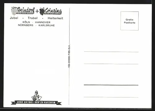 AK Köln, Gasthaus Weindorf Grinzing