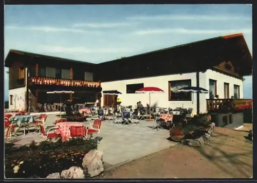 AK Bad Sachsa /Südharz, Berghotel Ravensberg, Terrasse