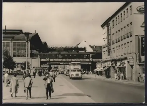 AK Berlin, Bahnhof Friedrichstrasse