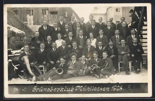 AK Mühllacken, Grünoberklub 1928