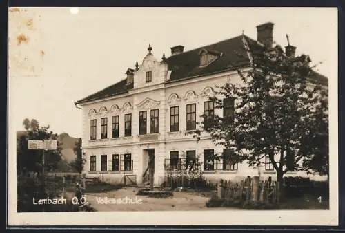 AK Lembach /O. Ö., Volksschule